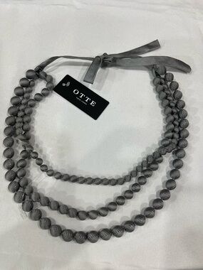 Silk Beaded Necklace